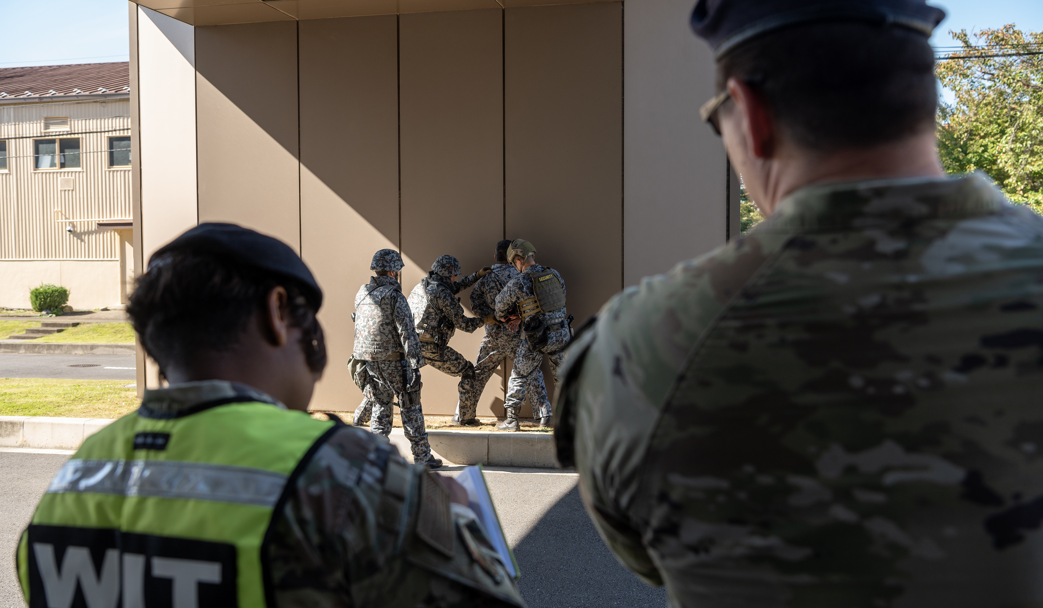U.S. Japan defenders practice security defense during BM24-1
